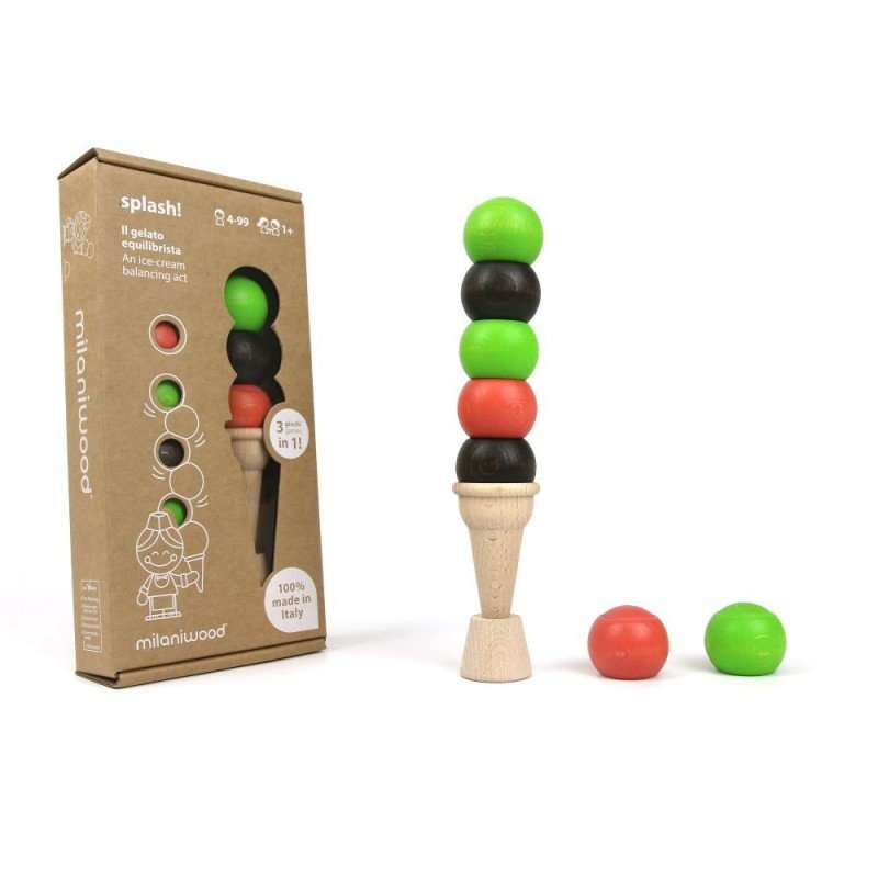 Milaniwood ledų žaidimas Splash - Edukaciniai mediniai žaidimai