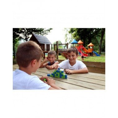 Milaniwood žaidimas Connecting Cubes - Edukaciniai mediniai žaidimai