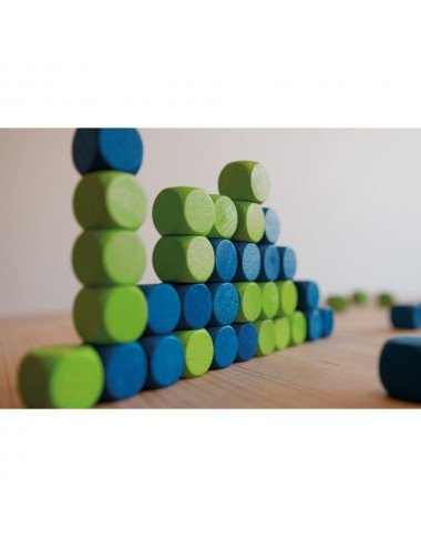 Milaniwood žaidimas Connecting Cubes - Edukaciniai mediniai žaidimai