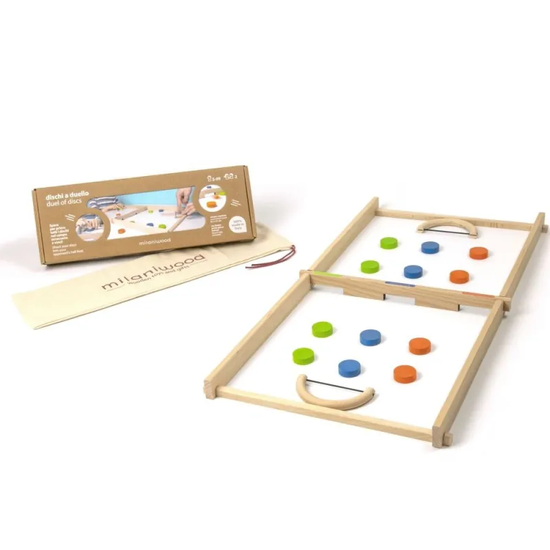 Milaniwood žaidimas Duel of Discs - Edukaciniai mediniai žaidimai Milaniwood žaidimas Duel of Discs - Edukaciniai mediniai žaidimai