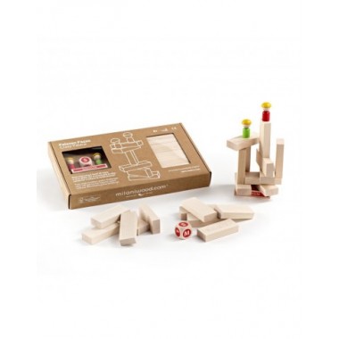 Milaniwood žaidimas Crazy Palace - Edukaciniai mediniai žaidimai