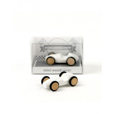 Milaniwood mini medinė lenktyninė mašina (4 cm) - Žaisliniai modeliukai