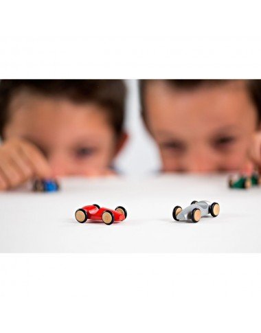 Milaniwood mini medinė lenktyninė mašina (4 cm) - Žaisliniai modeliukai Milaniwood mini medinė lenktyninė mašina (4 cm) - Žaisliniai modeliukai