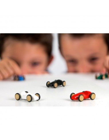 Milaniwood mini medinė lenktyninė mašina (4 cm) - Žaisliniai modeliukai Milaniwood mini medinė lenktyninė mašina (4 cm) - Žaisliniai modeliukai