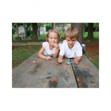 Milaniwood mini medinė lenktyninė mašina (4 cm) - Žaisliniai modeliukai