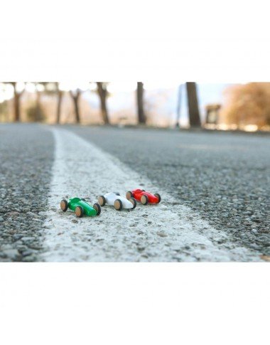 Milaniwood mini medinė lenktyninė mašina (4 cm) - Žaisliniai modeliukai Milaniwood mini medinė lenktyninė mašina (4 cm) - Žaisliniai modeliukai