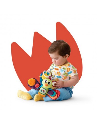 Lamaze pakabinamas žaislas kūdikiams Povas Žakas - Lavinamieji žaislai kūdikiams