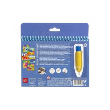 Spalvinimo knygutė su vandens pieštuku