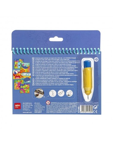 Spalvinimo knygutė su vandens pieštuku