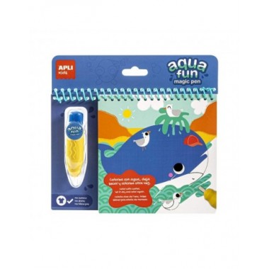 Spalvinimo knygutė su vandens pieštuku