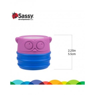 Sassy magnetinės kaladėlės (4 vnt.) - Lavinamieji žaislai kūdikiams