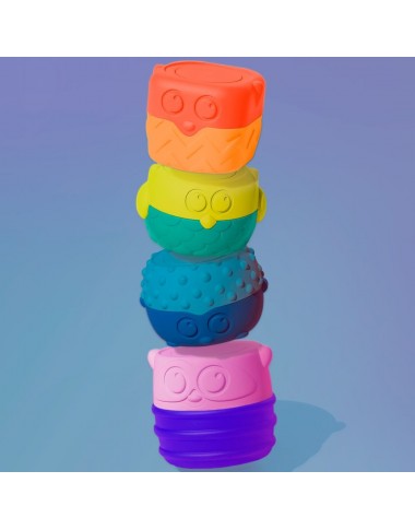 Sassy magnetinės kaladėlės (4 vnt.) - Lavinamieji žaislai kūdikiams