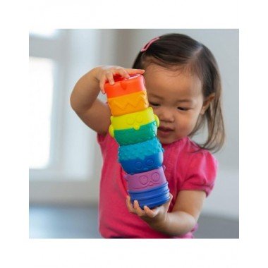 Sassy magnetinės kaladėlės (4 vnt.) - Lavinamieji žaislai kūdikiams