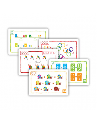 Loginės žaidimo kortelės - Loginiai žaidimai vaikams nuo 6 metų