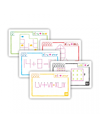 Loginės žaidimo kortelės - Loginiai žaidimai vaikams nuo 12 metų