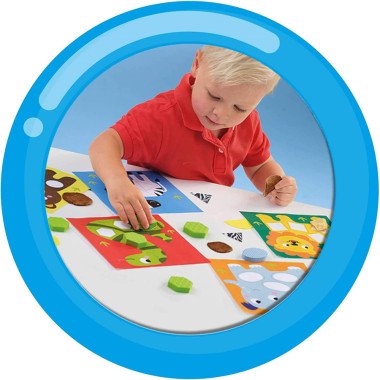 SES mažylių mozaika - Kūrybiniai rinkiniai vaikams nuo 1 metų