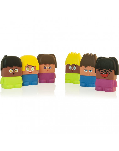 Miniland emocijų kaladėlės - Lavinamieji žaislai vaikams nuo 2 metų