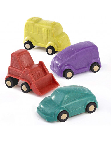 Miniland EKO mašinų rinkinys - Transporto priemonės nuo 1 metų