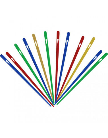 Miniland didelės plastikinės adatos - Lavinamosios priemonės vaikams