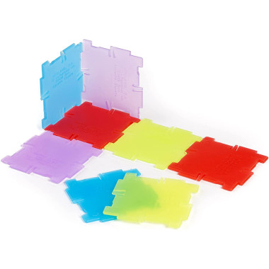 Miniland skaidrus rinkinys: Geometrija ir tūriai - Lavinamieji žaislai vaikams nuo 5 metų