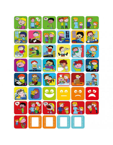 Miniland sekų kortelės: Elgesys ir kasdienės užduotys - Lavinamieji žaislai vaikams nuo 3 metų
