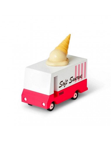 Candylab medinis ledų furgonas - Mediniai mašinų modeliukai