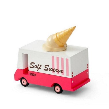 Candylab medinis ledų furgonas - Mediniai mašinų modeliukai