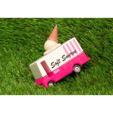 Candylab medinis ledų furgonas - Mediniai mašinų modeliukai