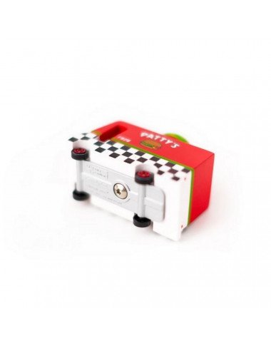 Candylab medinis mėsainių furgonas - Mediniai mašinų modeliukai