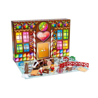 BRIO traukinukų advento kalendorius - Mediniai traukiniai vaikams