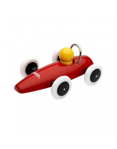 BRIO medinė lenktyninė mašina - Medinės mašinos vaikams nuo 1 metų