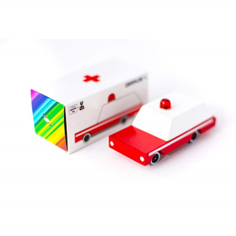 Candylab medinis greitosios pagalbos automobilis - Mediniai mašinų modeliukai