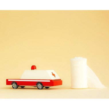 Candylab medinis greitosios pagalbos automobilis - Mediniai mašinų modeliukai