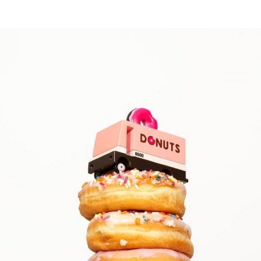 Candylab medinis spurgų furgonas - Mediniai mašinų modeliukai