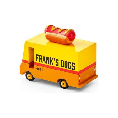 Candylab medinis dešrainių furgonas - Mediniai mašinų modeliukai