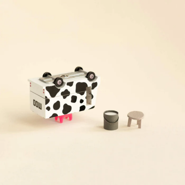 Candylab medinis pieno furgonas - Mediniai mašinų modeliukai