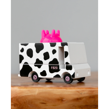 Candylab medinis pieno furgonas - Mediniai mašinų modeliukai