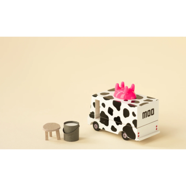 Candylab medinis pieno furgonas - Mediniai mašinų modeliukai