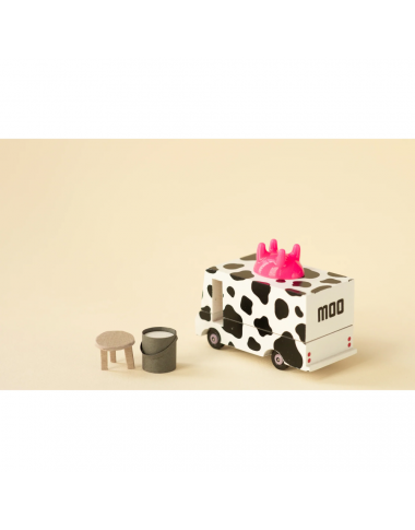 Candylab medinis pieno furgonas - Mediniai mašinų modeliukai