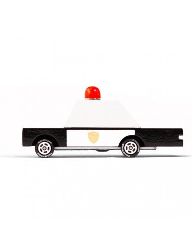 Candylab medinis policijos automobilis - Mediniai mašinų modeliukai