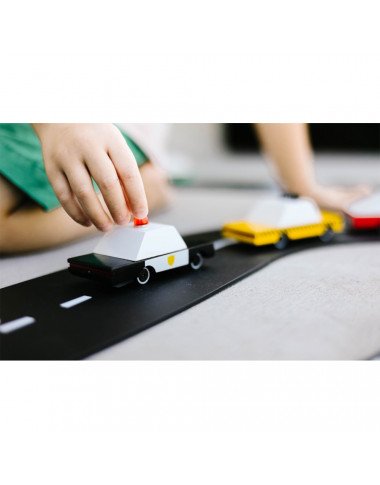 Candylab medinis policijos automobilis - Mediniai mašinų modeliukai