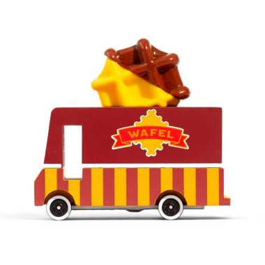 Candylab medinis vaflių furgonas - Mediniai mašinų modeliukai