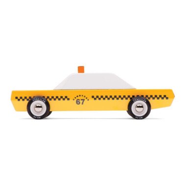 Candylab medinis Taxi automobilis - Mediniai mašinų modeliukai