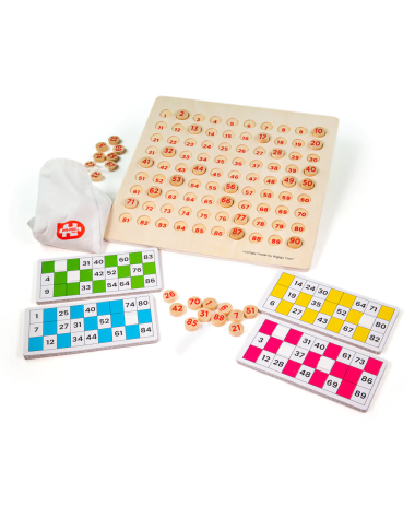 Bigjigs stalo žaidimas Tradicinis bingo  - Stalo žaidimai vaikams nuo 3 metų