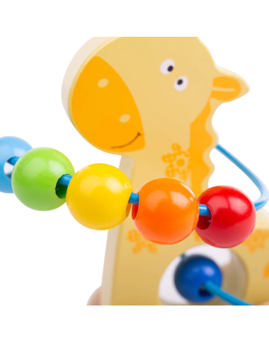 Bigjigs medinis žaislas Žirafa - Mediniai lavinamieji žaislai vaikams