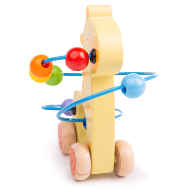 Bigjigs medinis žaislas Žirafa - Mediniai lavinamieji žaislai vaikams