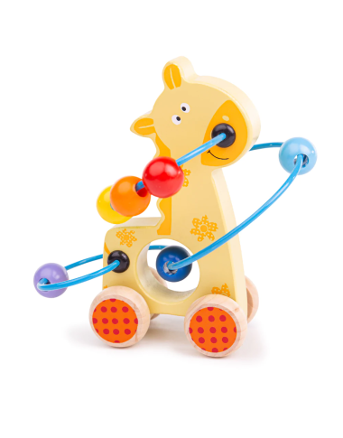 Bigjigs medinis žaislas Žirafa - Mediniai lavinamieji žaislai vaikams