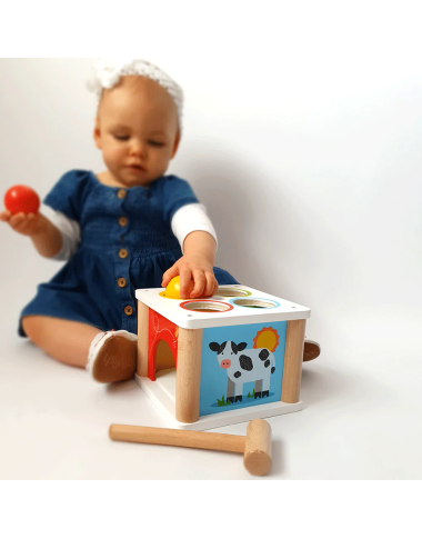 Bigjigs medinis kalimo žaidimas - Mediniai žaislai vaikams