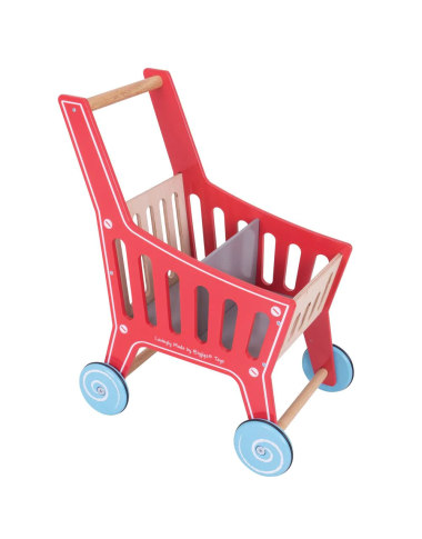 Bigjigs medinis prekybos vežimėlis - Mediniai žaislai vaikams