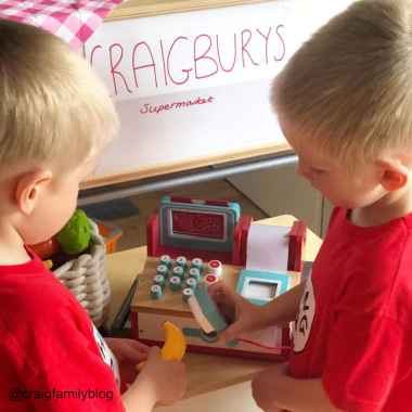 Bigjigs medinis kasos aparatas - Mediniai žaislai vaikams nuo 3 metų